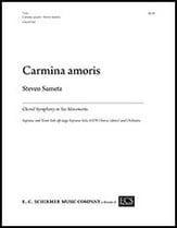 Carmina Amoris SATB Choral Score cover